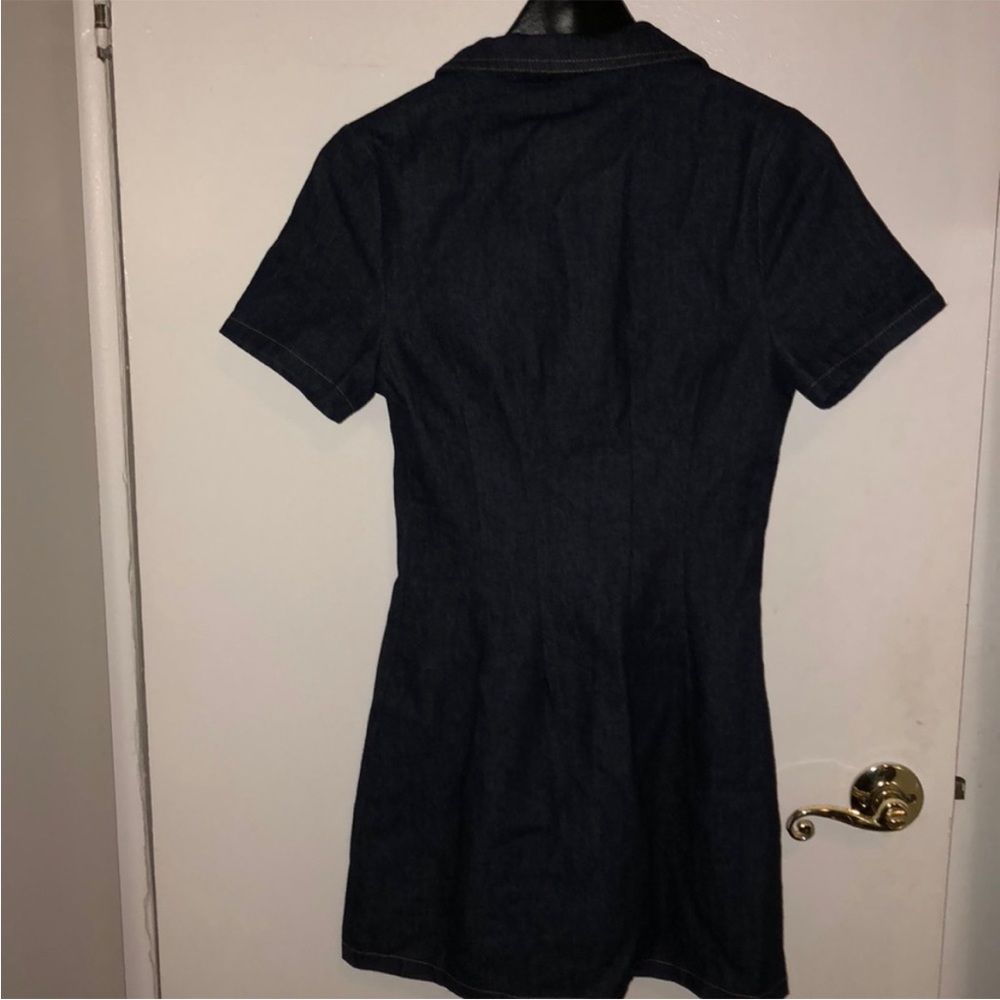 Vintage BDG Denim Contrast Stitch Mini Dress - Picture 9 of 9